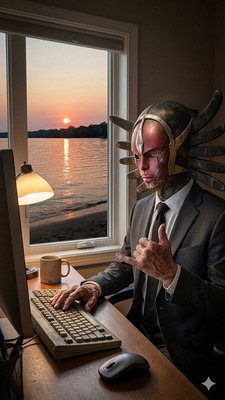 Elijah in his office.